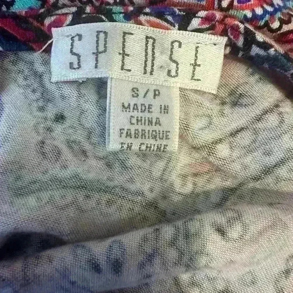 Spence Paisley Handkerchief Midi Dress size S 🌺💖🌺 - Picture 5 of 6